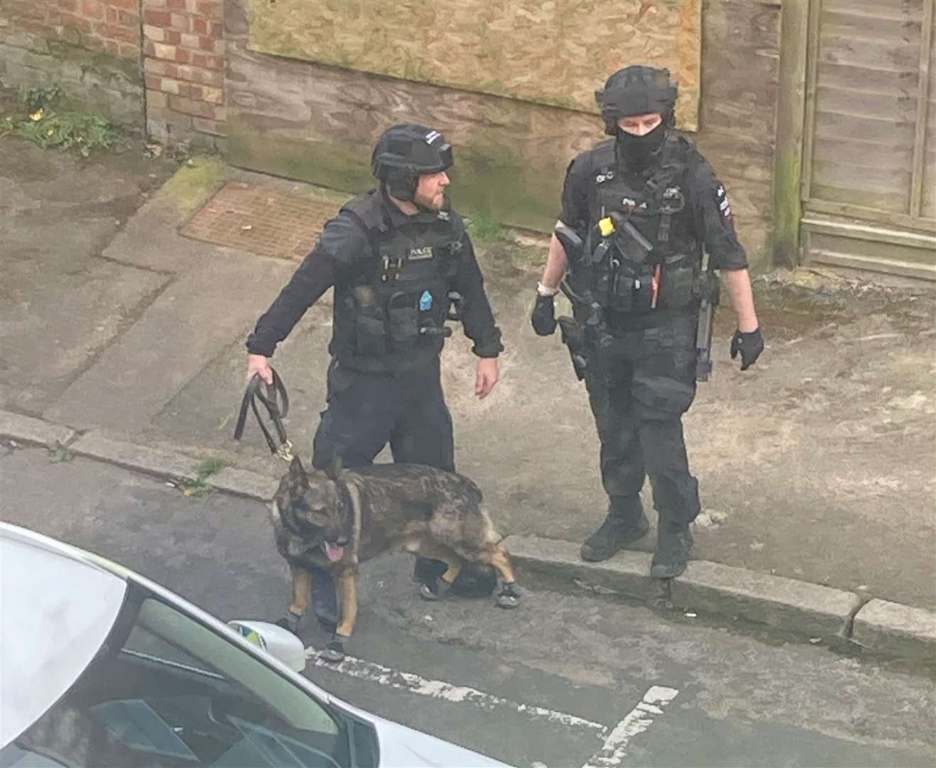 Residents reported hearing shouting at a nearby property. Picture: Calum Syers