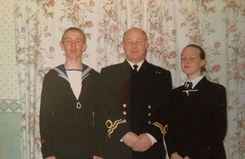 Peter Jones during his time as a volunteer for Sheppey Sea Cadets. Picture: Sheppey Sea Cadets