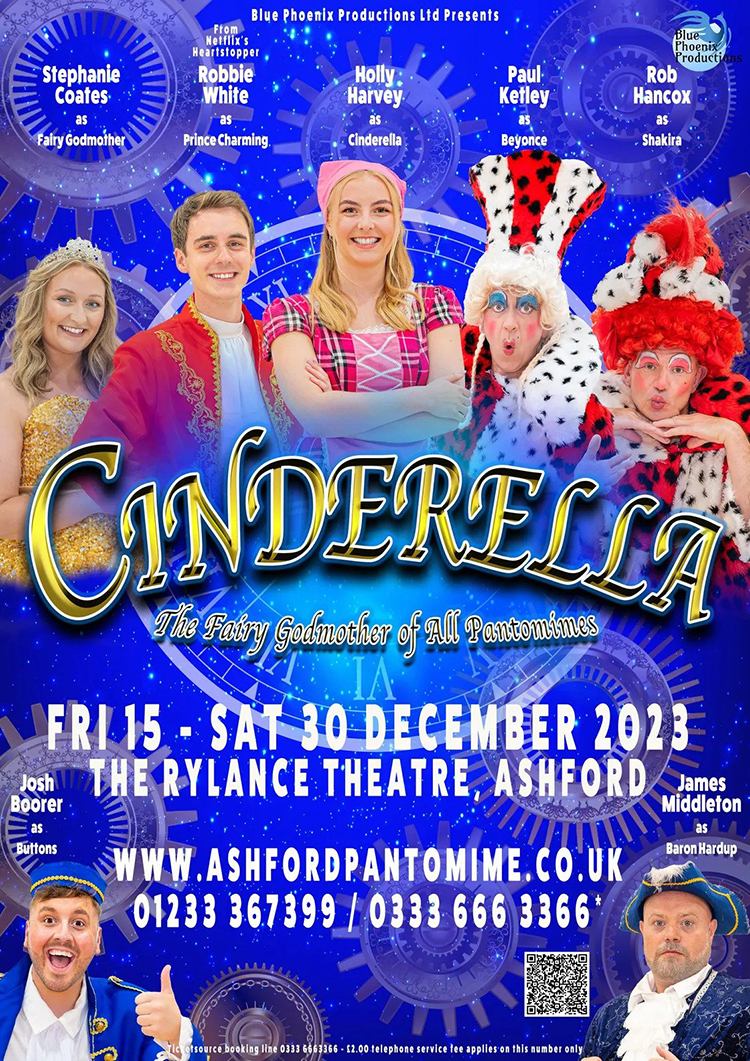 Win family tickets to Cinderella at Ashford's Rylance Theatre