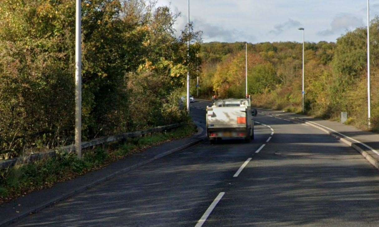 There was a truck fire on the A228 Sundridge Hill in Cuxton, Rochester. Picture: Google Maps