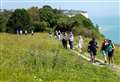 First NetWalking gathering is a hike on White Cliffs