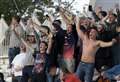 Shirtless fans as Kent bridge the generation gap