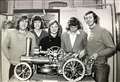 Former railway apprentices reunited with model engine they built