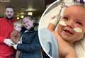 Brave one-year-old battling eye cancer for the second time