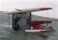 Two men rescued after catamaran capsizes
