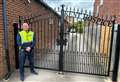 Hospice gates wrecked by thieves replaced for free