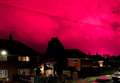 'Stranger Things' pink sky lighting up Kent