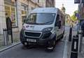 Not again! Delivery van impaled on anti-terror bollards
