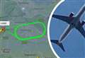 Low-flying plane circles town for an hour