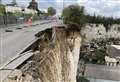 Cliff collapse declared 'major incident'