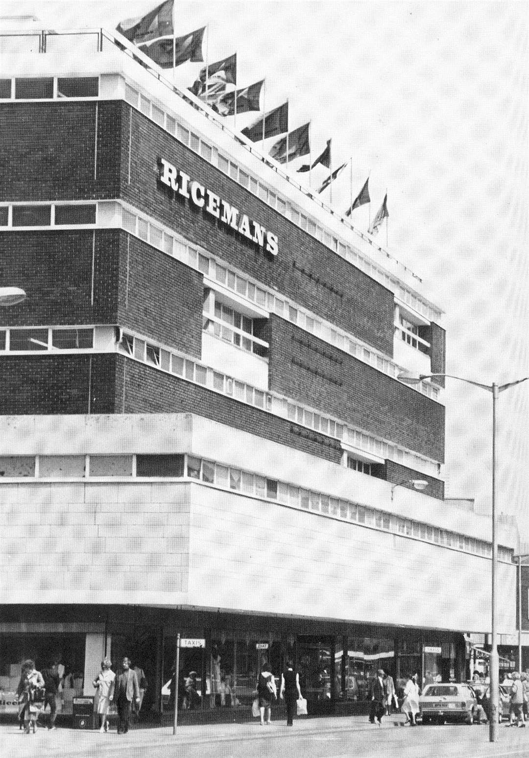Ricemans in Canterbury, before it was torn down to make way for Whitefriars