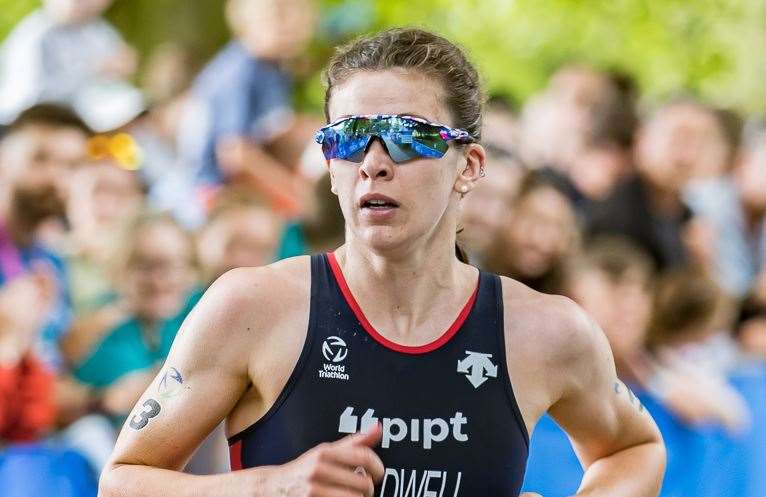 Gravesend's Sophie Coldwell claimed fourth in the individual triathlon and gold in the mixed team event