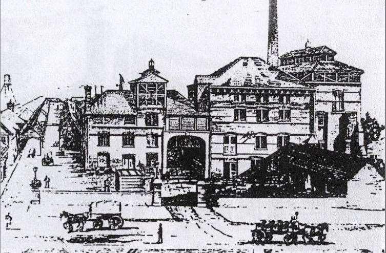 An illustration of the Walmer Brewery appeared in the Deal and Walmer Guide of 1897