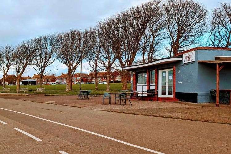 The Lookout Cafe is on the popular West Cliff in Ramsgate next to the Government Acre recreation ground. Photo: Oakwood Commercial