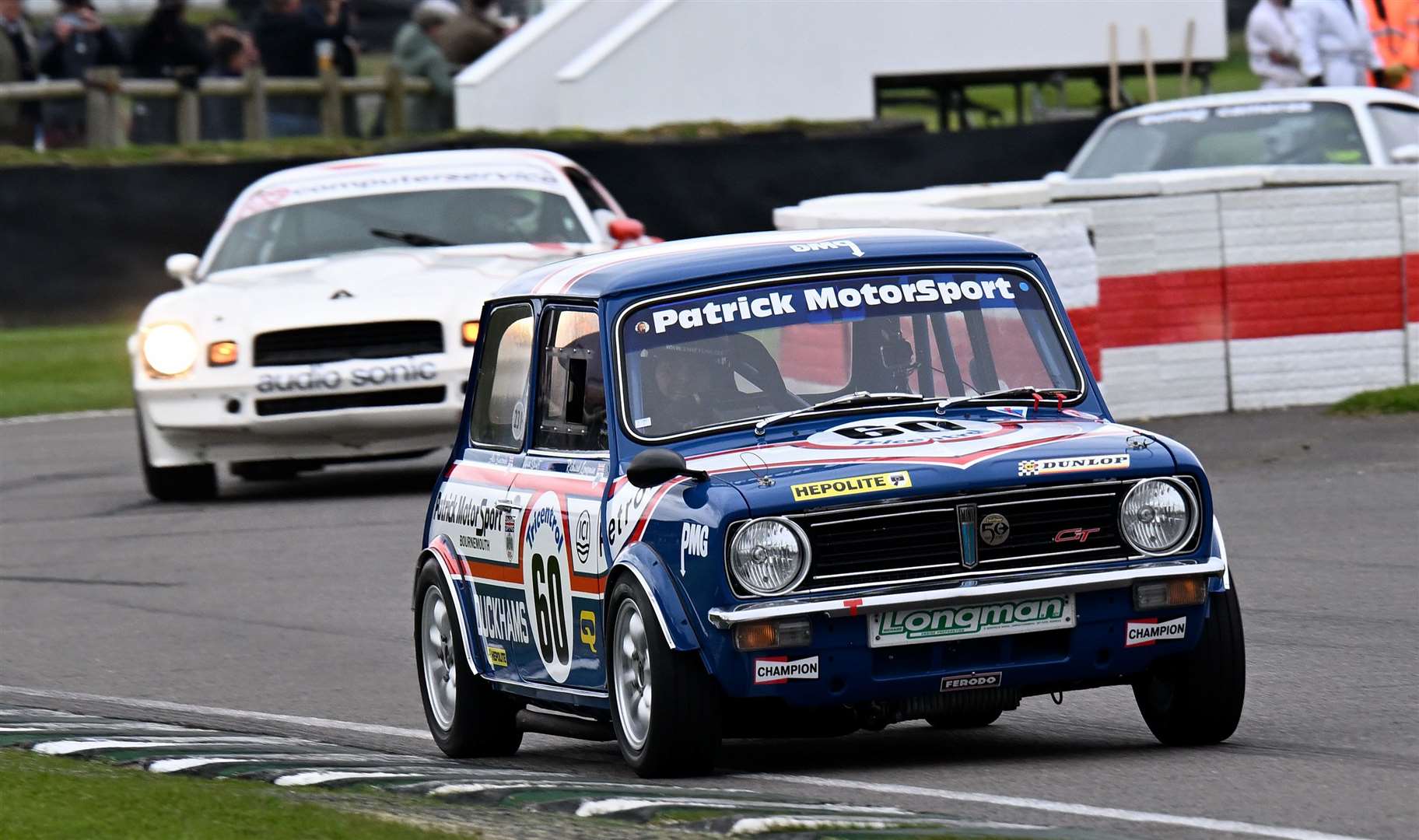 Tenterden's Nick Swift finished the Gordon Spice Trophy Race 13th in his 1978 Mini 1275 GT. Picture: Simon Hildrew
