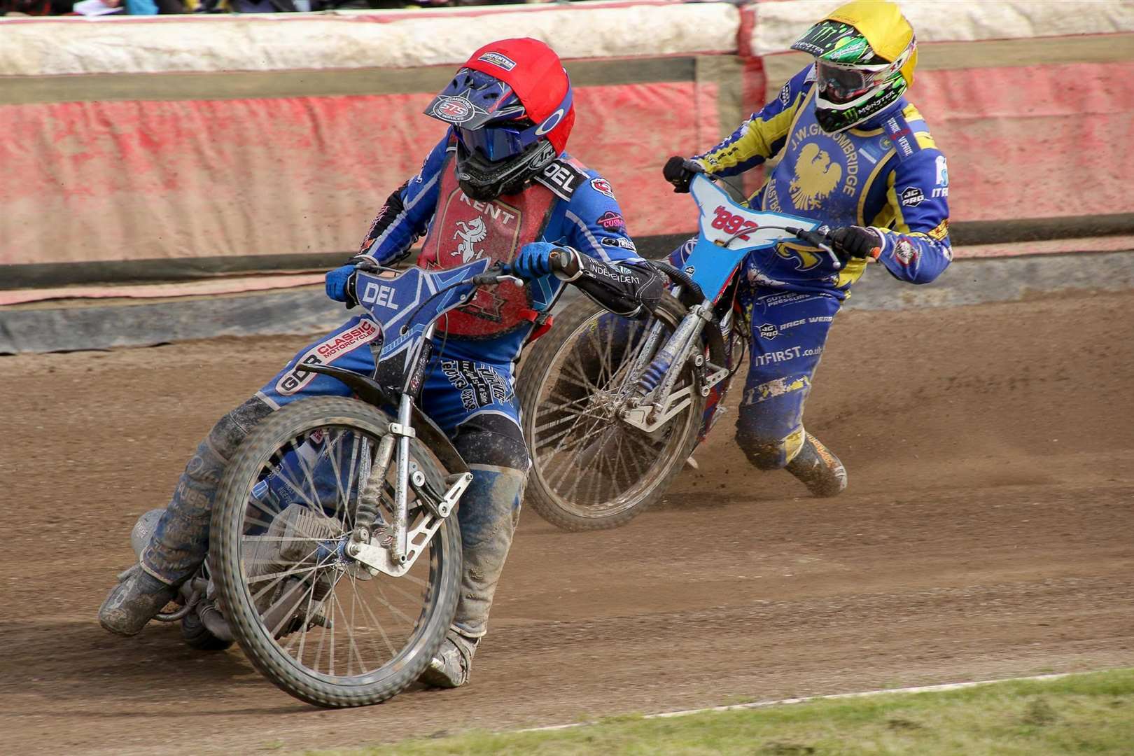 Action from Kent Kings’ 47-43 victory over Eastbourne Eagles. Picture: Niall Strudwick
