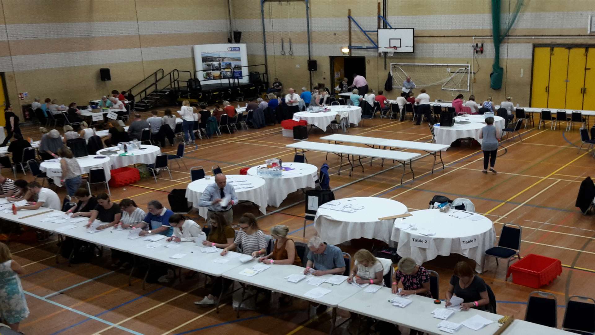 Counting underway in Swale