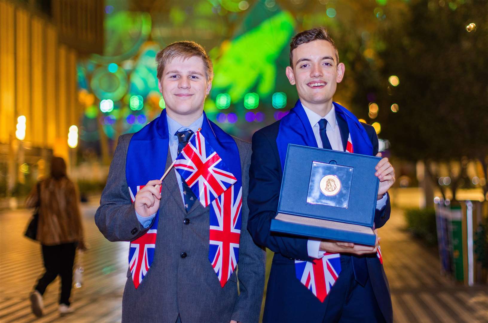 James and Callum from Northfleet Technology College won the Zayed Sustainability Prize in Dubai