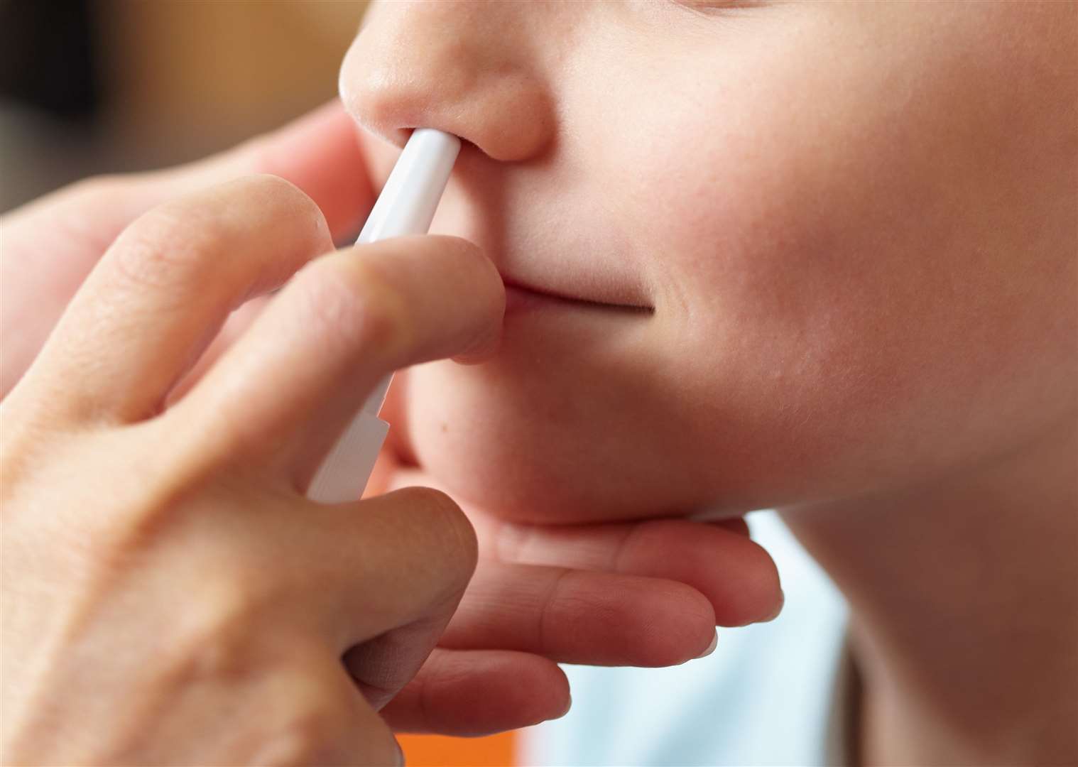 The flu vaccine for most children is offered as a nasal spray
