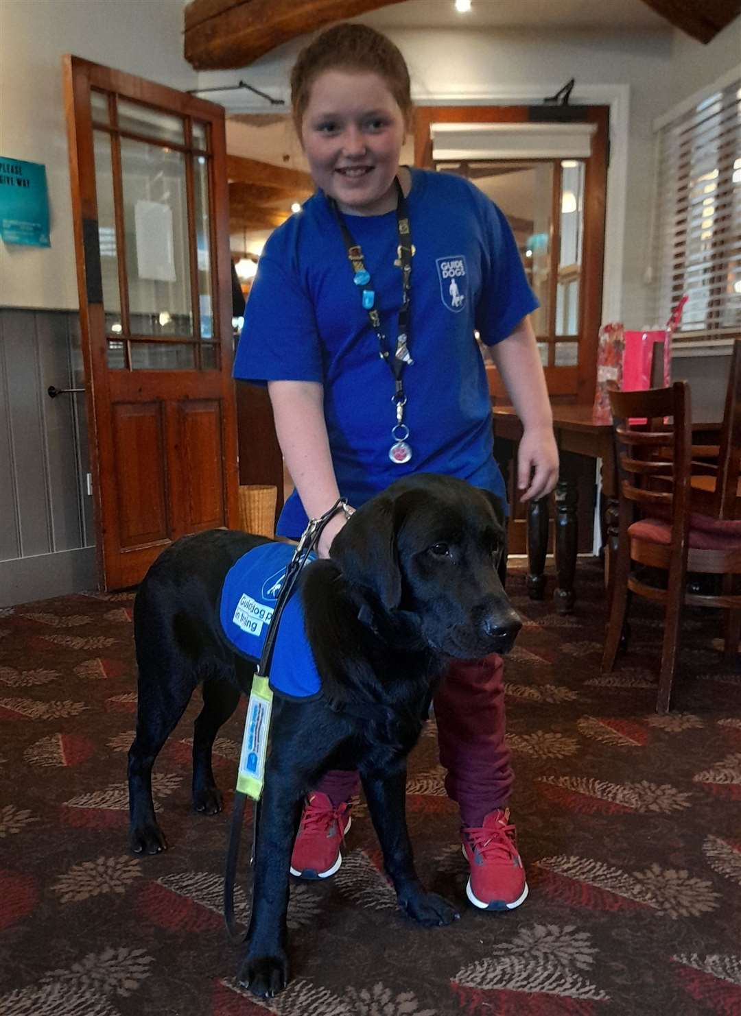 Scarlett Elliott has raised more than £10,000 for the Guide Dogs through a number of fundraising activities