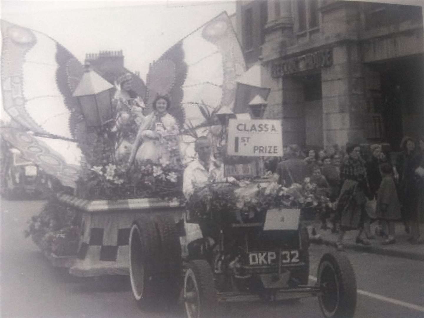 The Miss Herne Bay float in 1955