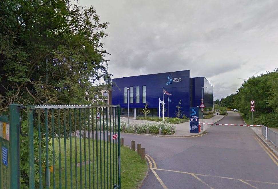 It happened close to Strood Academy. Picture: Google Maps