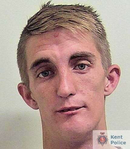 Charlie Moon, 27, was jailed last month. Picture: Kent Police
