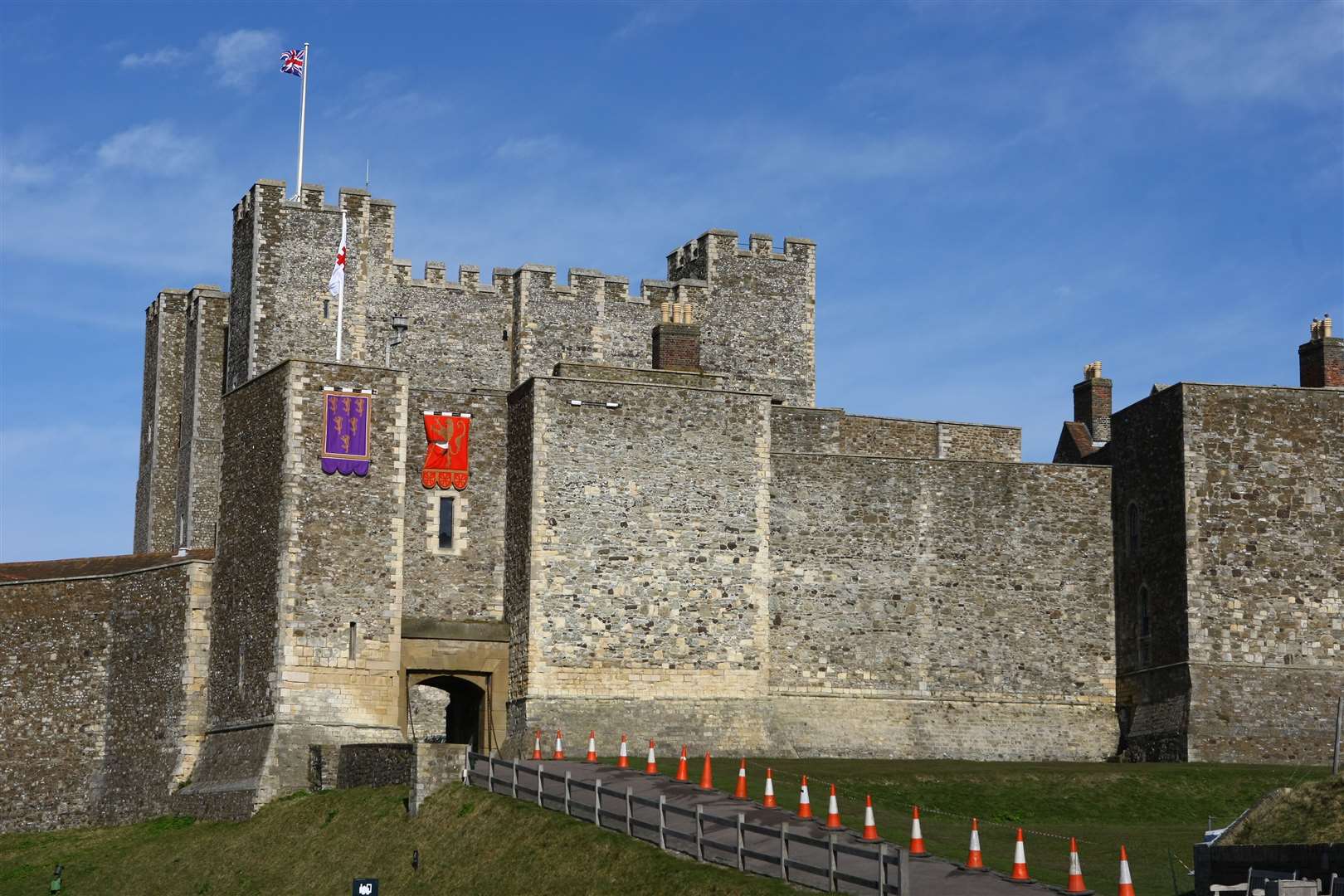 Dover council has also joined the multi-million pound scheme aiming to help 125 business, pictured is Dover Castle