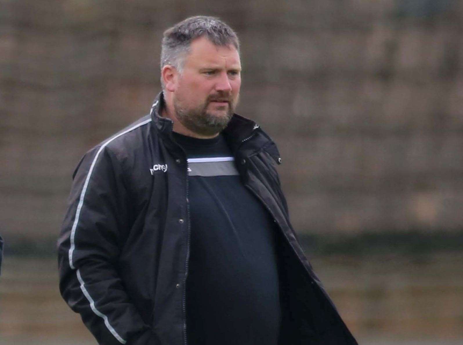 Deal manager Steve King watches on at Corinthian as his Southern Counties East League champions lose back-to-back matches since winning the league. Picture: Paul Willmott
