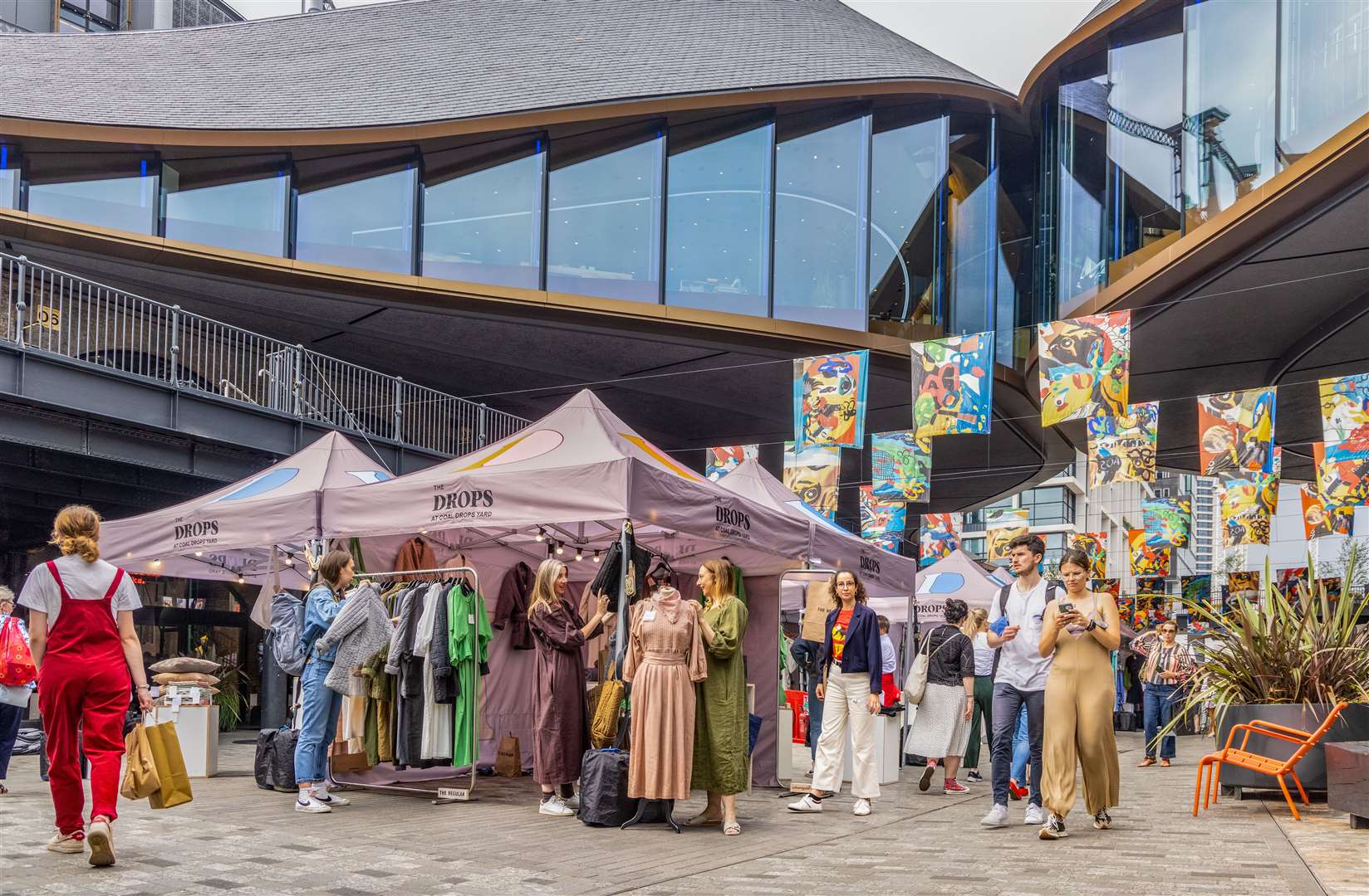 The Drops Fashion Market, Coal Drops Yard, Kings Cross Picture: Ed Reeve