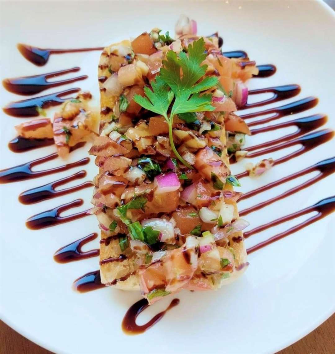 One of the teahouse's menu options was bruschetta. Picture: Tiffin Teahouse