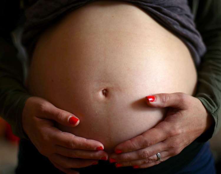 Pregnant women are among those being urged to come forward to a Covid and flu jab. Photo: File image.