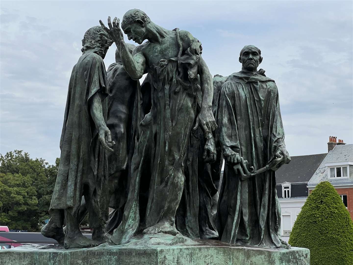 The statue of the Burghers of Calais is the city's most photographed monument.