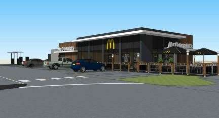 How the McDonald's on Chart Road might look if approved