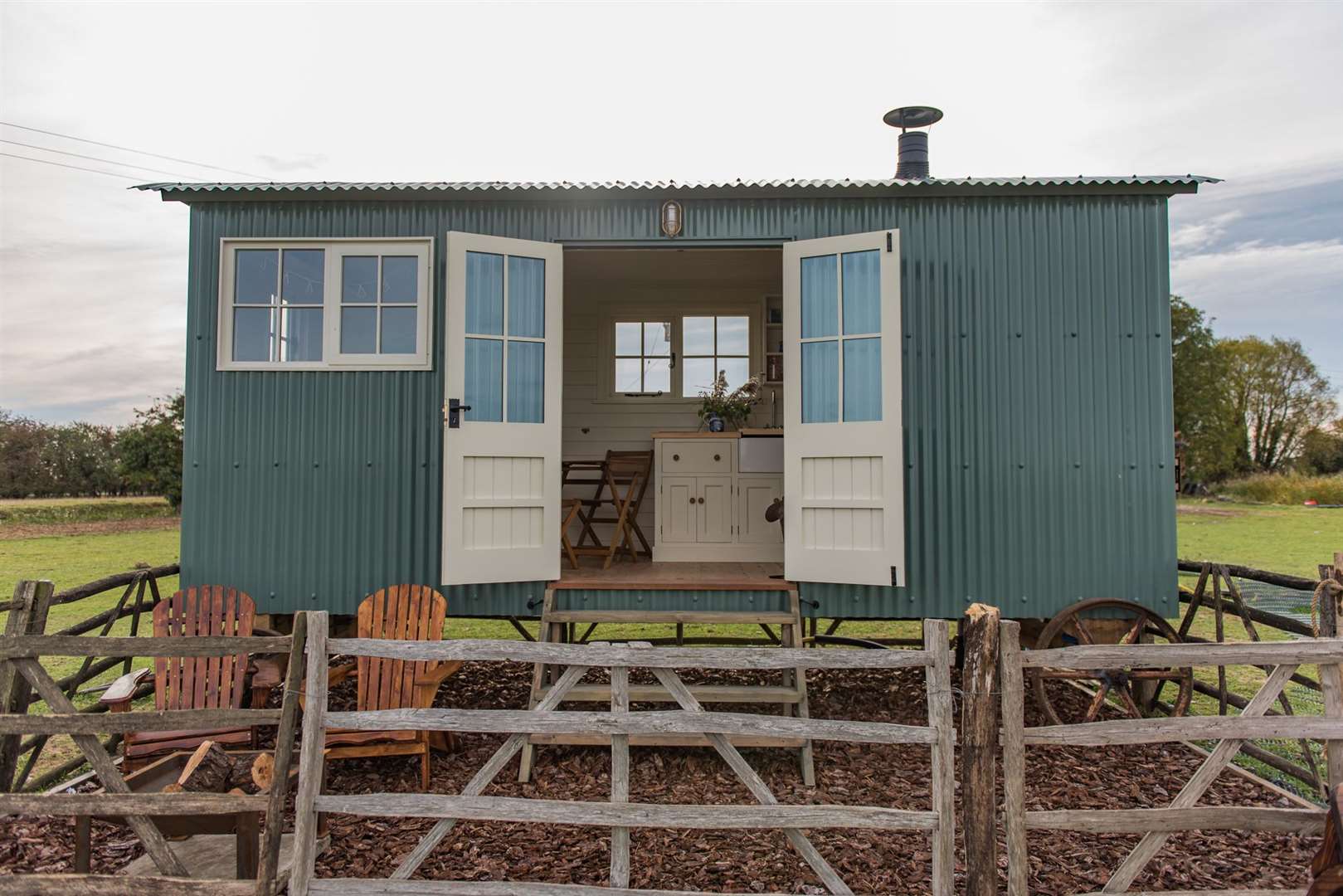 Would you like to stay in a shepherd's hut? Picture: Matilda Delves Photography