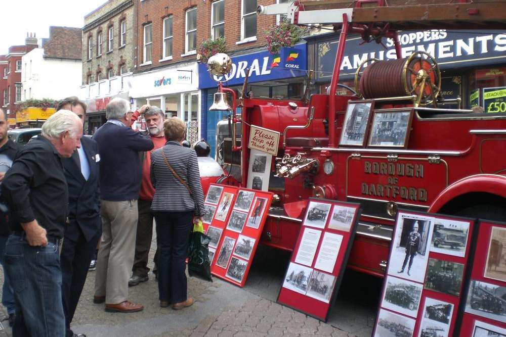 A vintage fire engine was part of the exhibition at the event last year