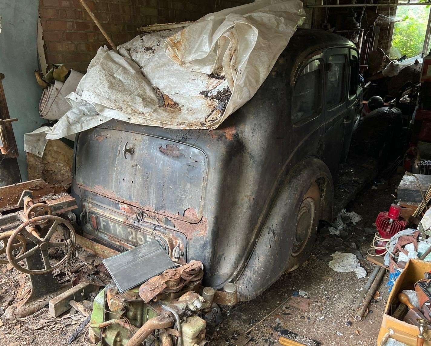 The Wolseley 14/60 is in need of restoration. Credit: Hansons