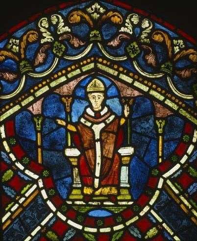 Thomas Becket memorialised in a stained glass window at Canterbury Cathedral. Picture: www.soniahalliday.com