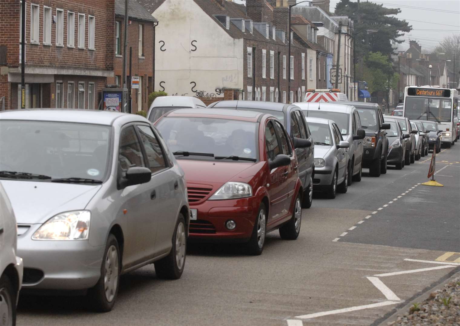 Congestion in Wincheap, Canterbury. Stock picture: Chris Davey