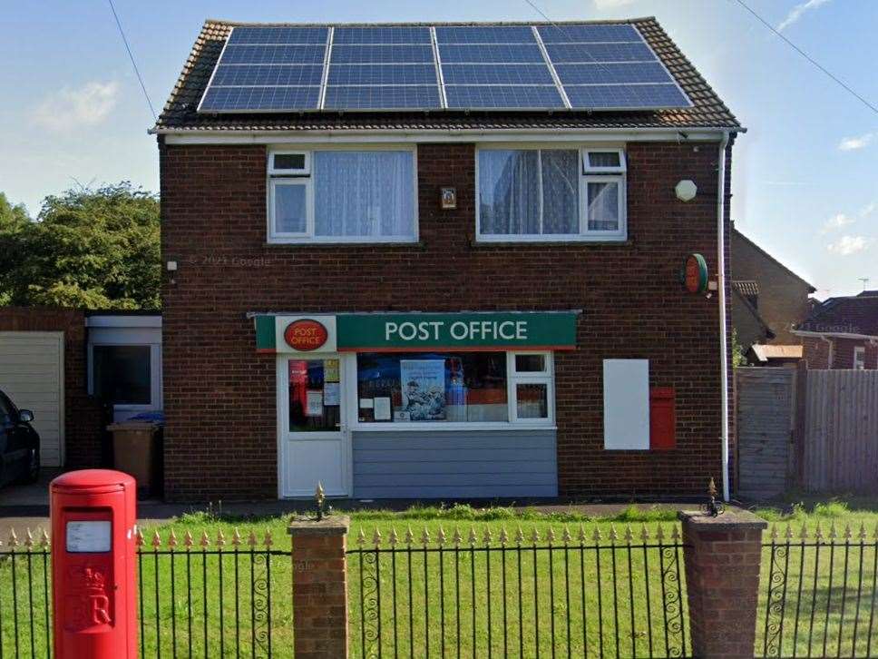 Queenborough Post Office closed in February. Picture: Google Maps