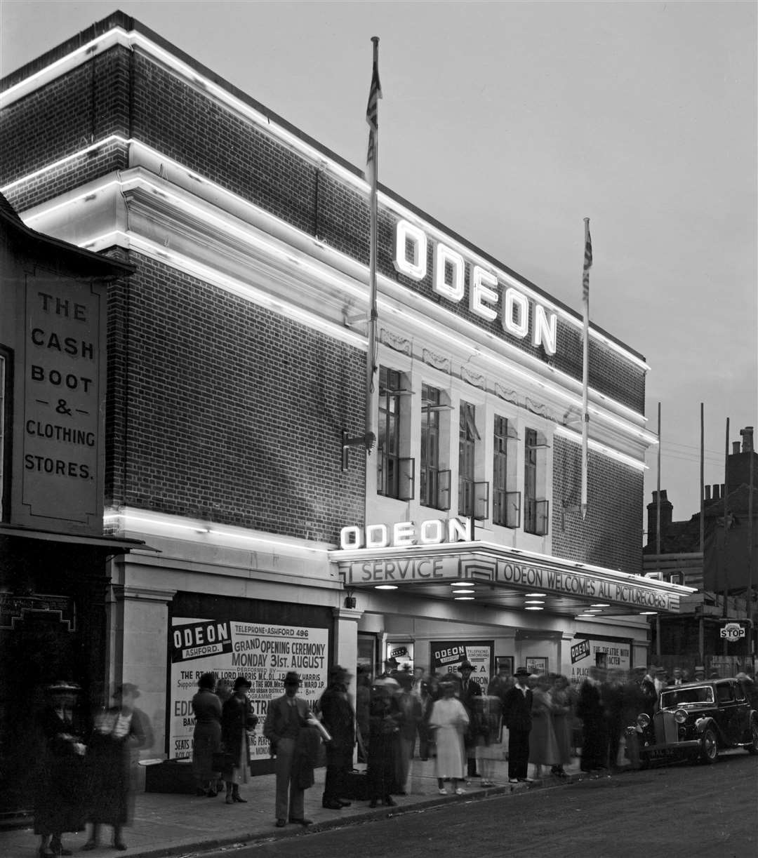 The opening night of the Odeon cinema in 1936. Picture: Steve Salter