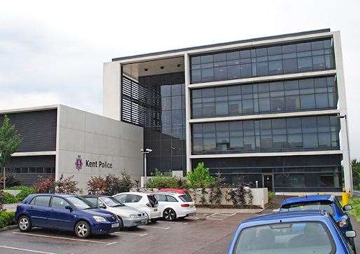 The misconduct hearing was held at Kent Police headquarters in Northfleet, near Gravesend