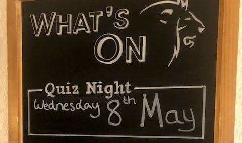 Look out for the next quiz night at the White Lion