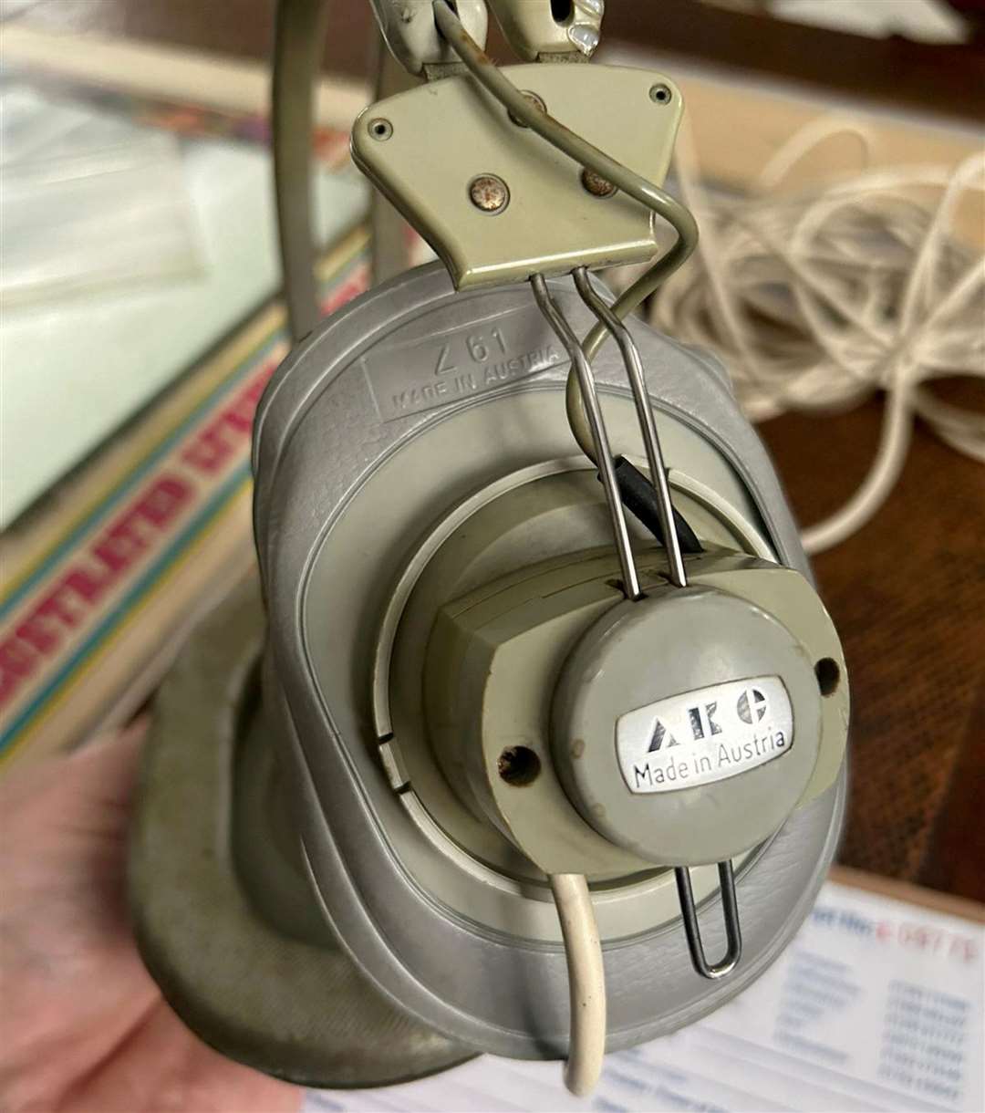 The AKG K60 headphones are expected to be sold for £3,000. Picture: SWNS