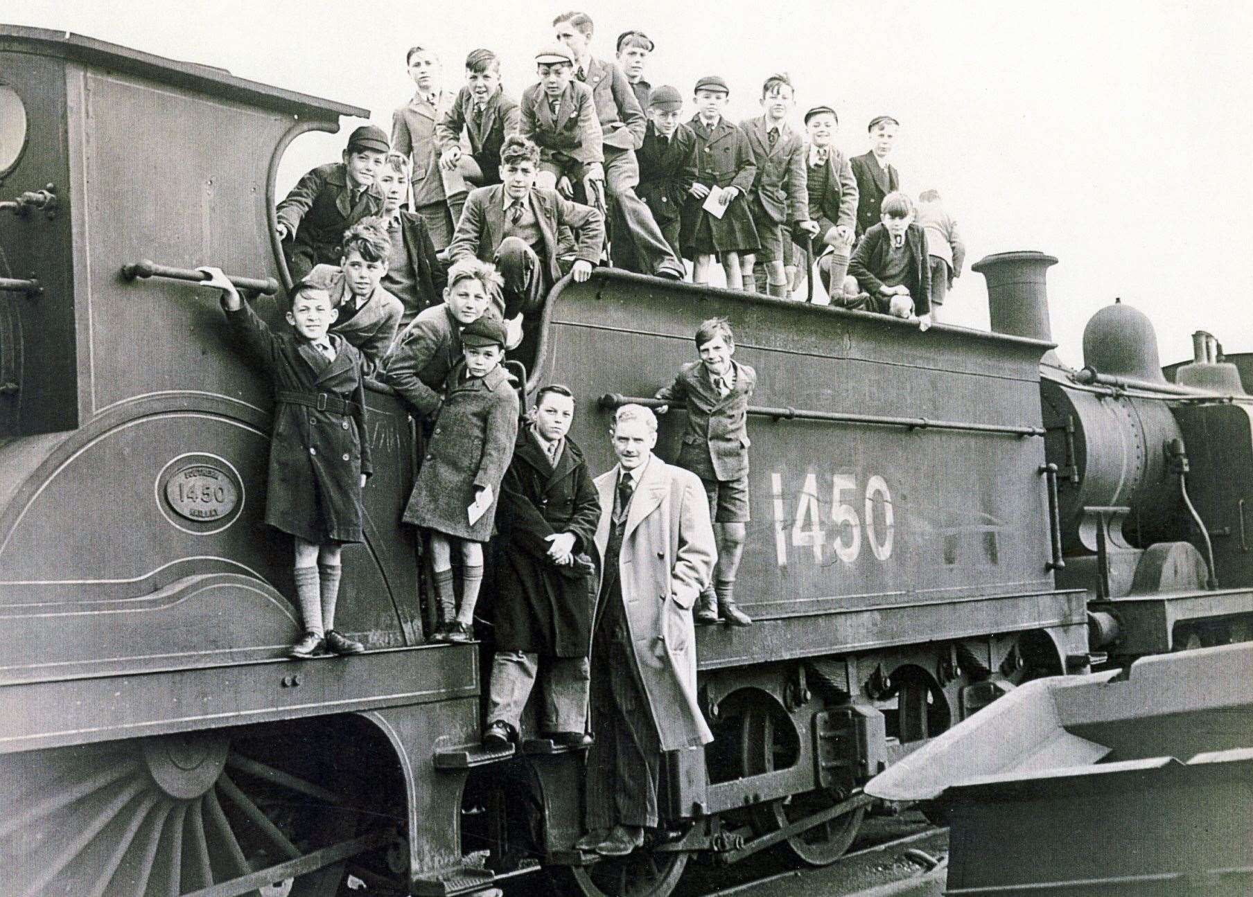 An Odeon Club outing to Ashford Railway works in 1945. Picture: Jon Burtenshaw