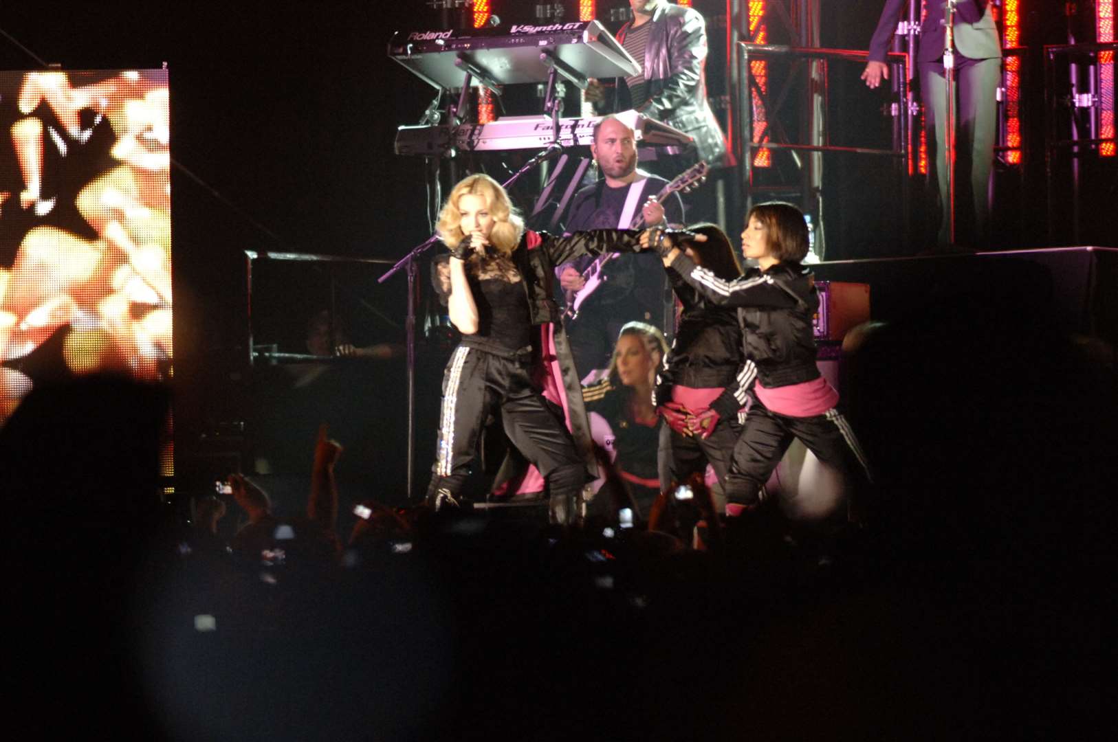 Madonna performs at Maidstone's Big Weekend in 2008