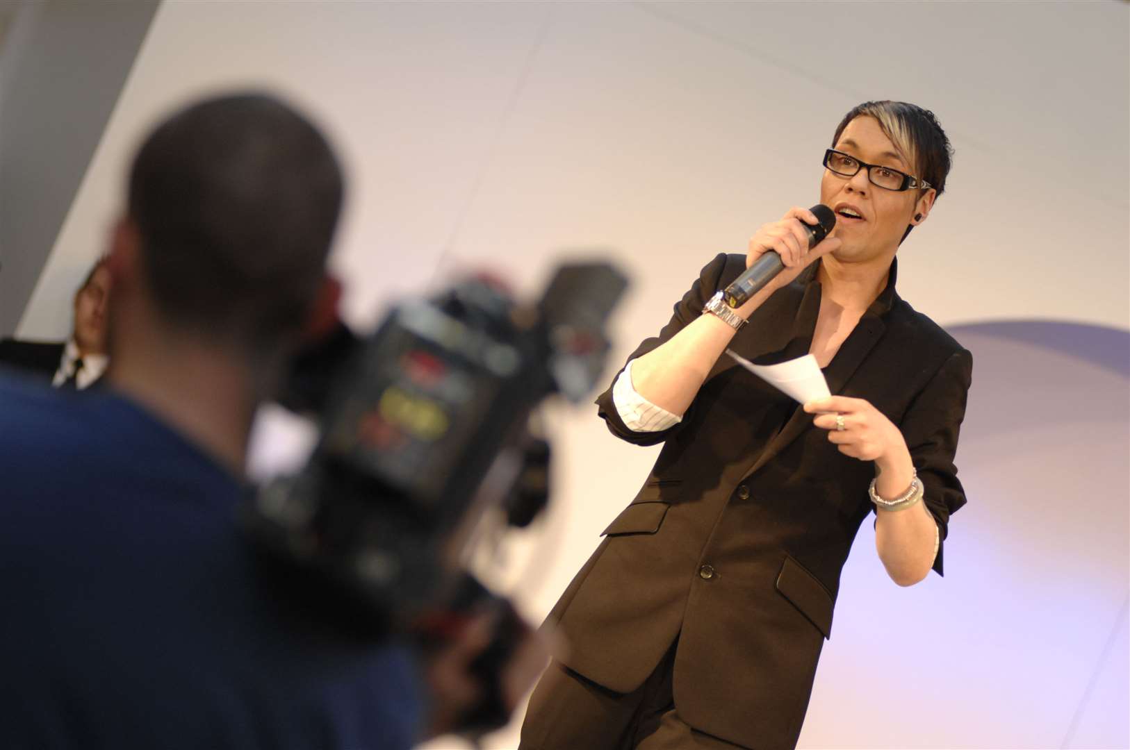 Gok Wan filming the Channel 4 series how to look good Naked at Bluewater shopping centre in 2008. Picture: Matthew Reading