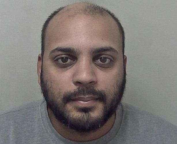Nitesh Bissendary has been jailed. Picture: Kent Police