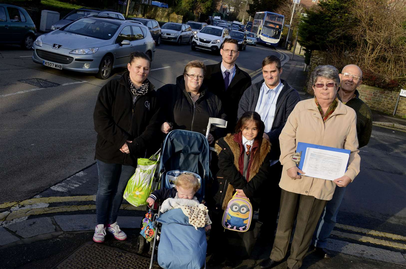Campaigners asked for traffic calming at Frith Road in 2017 because they were worried about the dangers. Picture: Paul Amos