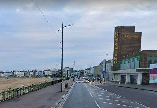 SGN closed Marine Terrace in Margate, just outside Dreamland, for more than three days following a gas leak. Picture: Google